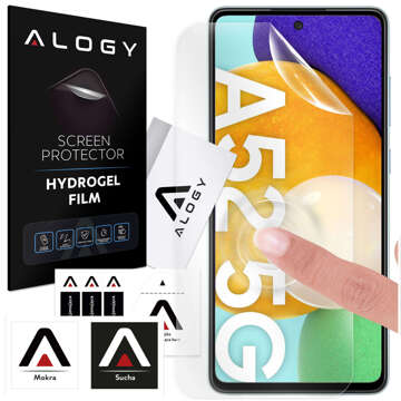 Hydrogel-Folie für Samsung Galaxy A52s/ A52 LTE/ 5G Handy-Displayschutz Alogy Hydrogel-Folie