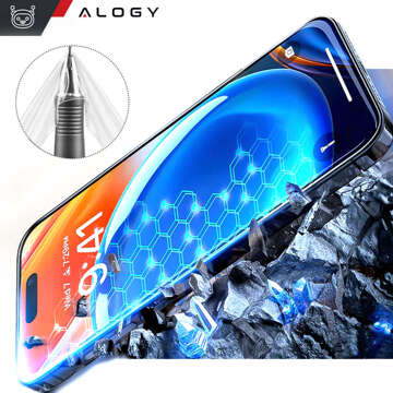 Hydrogelfolie für Honor 90 5G, schützender Telefonbildschirm, Alogy Hydrogelfolie