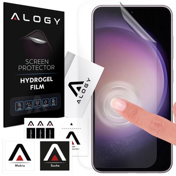 Hydrogelfolie für Samsung Galaxy S24/ S23 / S22 / S21 / S20 / S10 / S9 / S8 / Plus / Ultra / FE Handy-Displayschutz Alogy Hydrogelfolie