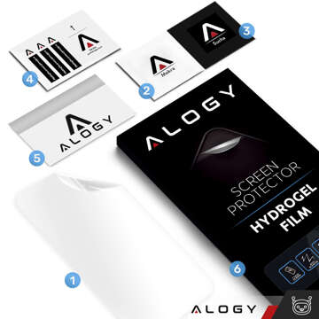 Hydrogelfolie für Xiaomi Redmi 12, schützender Telefonbildschirm, Alogy Hydrogelfolie