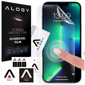 Hydrogelfolie für iPhone 13 Pro Max, schützender Handy-Displayschutz Alogy Hydrogelfolie