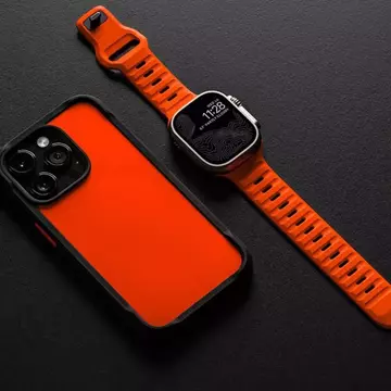IconBand Line Sportarmband für Apple Watch 4 / 5 / 6 / 7 / 8 / SE / ULTRA (42 / 44 / 45 / 49 mm) Orange