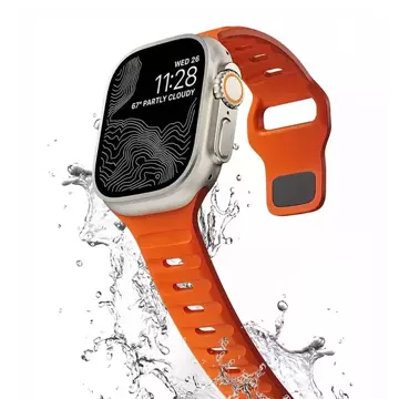 IconBand Line Sportarmband für Apple Watch 4 / 5 / 6 / 7 / 8 / SE / ULTRA (42 / 44 / 45 / 49 mm) Orange