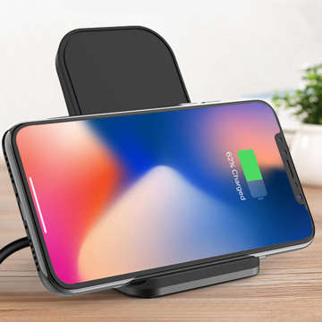 Induktiver Ladeständer QI15W-S1 Wireless Charger 15W Schwarz