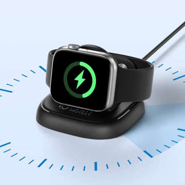 Induktives Ladegerät für Apple Watch Qi Wireless Charger für Smartwatch Black