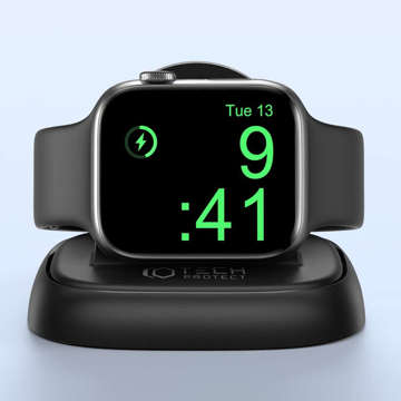 Induktives Ladegerät für Apple Watch Qi Wireless Charger für Smartwatch Black