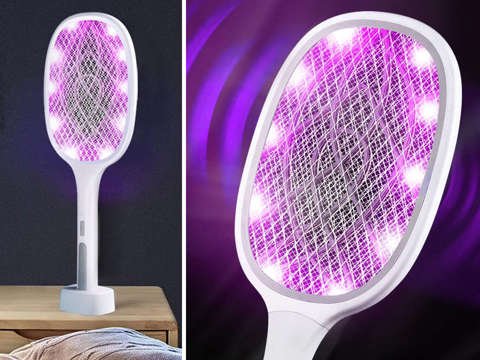 Insektenvernichter Lampe 10 LED UV Alogy tragbare Insektenfalle Insekten weiß