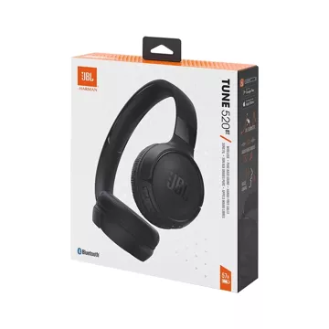 JBL Tune 520BT kabellose Over-Ear-Bluetooth 5.3-Kopfhörer – Schwarz