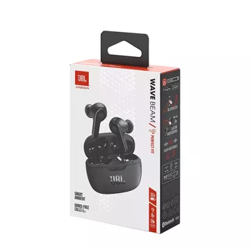 JBL Wave Beam kabellose In-Ear-Kopfhörer Bluetooth 5.2 IP54 IPX2 – Schwarz