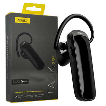 Jabra Talk 25 SE kabelloses Bluetooth-Headset schwarz/schwarz