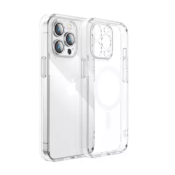 Joyroom 14D Magnetic Case Magnetische Hülle für iPhone 14 kompatibel mit MagSafe transparent (JR-14D5)