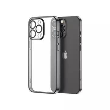 Joyroom 14Q Case für iPhone 14 Hülle mit Metallrahmen schwarz (JR-14Q1-black)