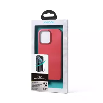 Joyroom 360 Full Case Cover für iPhone 13 Back &amp; Front Cover Tempered Glass Red (JR-BP927 red)