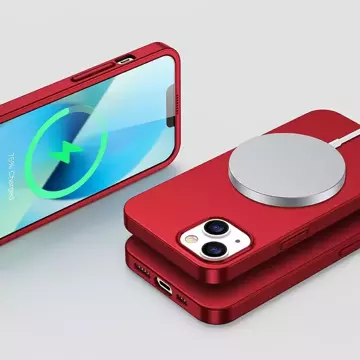 Joyroom 360 Full Case Cover für iPhone 13 Back &amp; Front Cover Tempered Glass Red (JR-BP927 red)