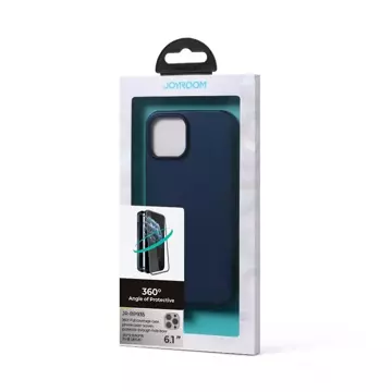 Joyroom 360 Full Case Cover für iPhone 13 Pro Back &amp; Front Cover Tempered Glass Blue (JR-BP935 blue)