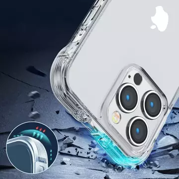 Joyroom Defender Series Case Cover für iPhone 14 Plus Armored Hook Cover Stand Clear (JR-14H3)