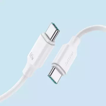 Joyroom Kabel USB-C - USB-C 480Mb/s 60W 1m weiß (S-CC060A9)