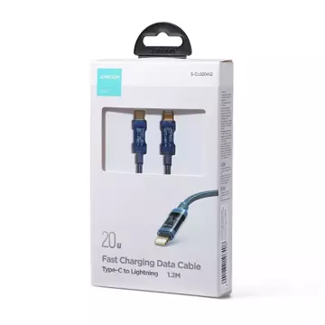 Joyroom Kabel USB Typ C - Lightning PD 20W 1,2m blau (S-CL020A12-blau)