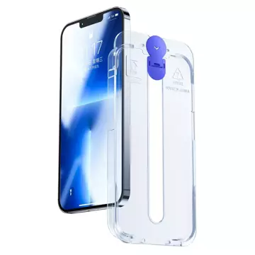 Joyroom Knight Glas für iPhone 14 Plus mit Montagesatz transparent (JR-H11)