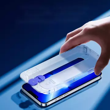 Joyroom Knight Glas für iPhone 14 Plus mit Montagesatz transparent (JR-H11)