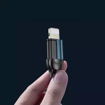 Joyroom N10 King Kong Serie Set aus 3 x Nylonkabel USB - Lightning Kabel (0.25m 1.2m 2m) 2.4A grau