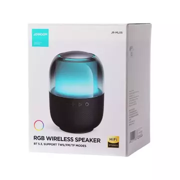 Joyroom kabelloser Bluetooth 5.3 RGB 8W Lautsprecher schwarz (JR-ML05)