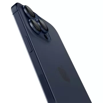 KAMERAABDECKUNG SPIGEN OPTIK.TR „EZ FIT“ KAMERASCHUTZ 2ER-PACK IPHONE 14 PRO / PRO MAX / 15 PRO / PRO MAX BLAU TITAN