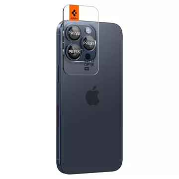 KAMERAABDECKUNG SPIGEN OPTIK.TR „EZ FIT“ KAMERASCHUTZ 2ER-PACK IPHONE 14 PRO / PRO MAX / 15 PRO / PRO MAX BLAU TITAN