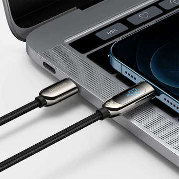 Kabel 2m Baseus Display PD 20W USB-C Typ C für Lightning für iPhone Czarny