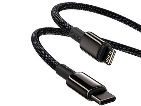 Kabel 2m Baseus przewód USB-C Typ C auf Lightning PD 20W Schwarz