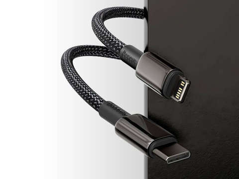 Kabel 2m Baseus przewód USB-C Typ C auf Lightning PD 20W Schwarz