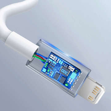 Kabel 2m Lightning auf USB-A USB für Apple iPhone, iPad, iPod BOX Weiß