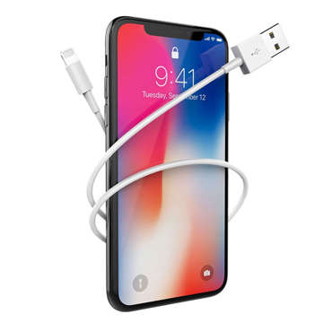 Kabel 2m Lightning auf USB-A USB für Apple iPhone, iPad, iPod BOX Weiß