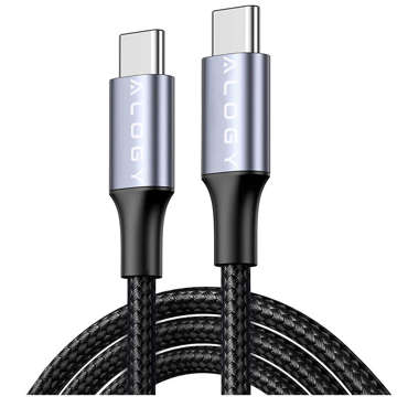 Kabel 2m PD 60W Alogy Nylon USB-C auf USB-C Typ C zum Aufladen