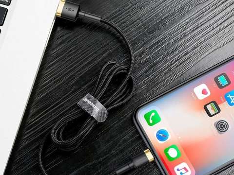 Kabel Baseus Cafule USB Lightning für iPhone iPad iPod 2A 3m Złoty