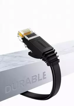 Kabel UGREEN Ethernet Patchkabel RJ45 Cat 6 UTP 1000Mbps 3m schwarz (20161)