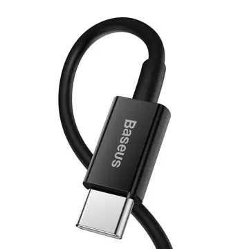 Kabel USB-C für Lightning Baseus Superior Series, 20W, PD, 2m (schwarz)