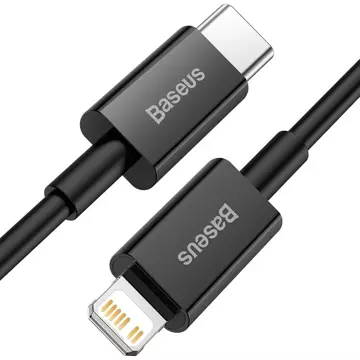 Kabel USB-C für Lightning Baseus Superior Series, 20W, PD, 2m (schwarz)