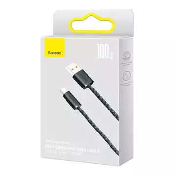 "Kabel USB für USB-C Baseus Dynamic Series, 100W, 2m (schwarz)"