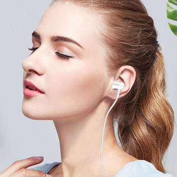 Kabelgebundener Alogy In-Ear-Ohrhörer Stereo mit miniJack White-Anschluss