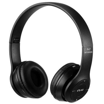 Kabellose Bluetooth-Kopfhörer mit Mikrofon FM MP3 Over-Ear S5069 Schwarz