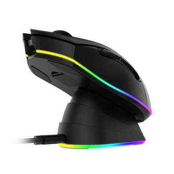 Kabellose Gaming-Maus mit Ladestation Dareu EM901X RGB 2,4 G 600-6000 DPI (Schwarz)