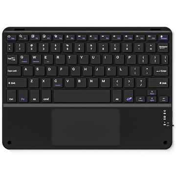 Kabellose Tastatur mit Bluetooth Touchpad Touchpad für PC TV Tablet USB-C Alogy Wireless Schwarz