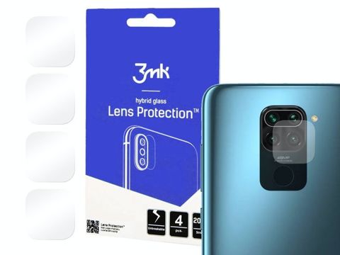 Kameraglas 3mk Hybrid Glass x4 Objektiv für Xiaomi Redmi Note 9