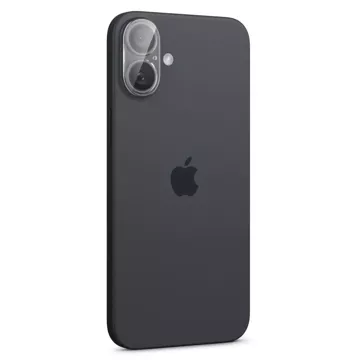 Kameraschutz aus gehärtetem Glas Spigen Optik.Tr „EZ FIT“ Kameraschutz 2ER-PACK für Apple iPhone iPhone 16/16 Plus Kristallklar