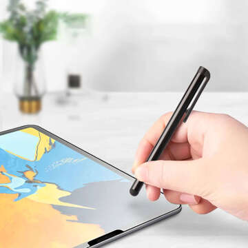 Kapazitiver Touch-Stift aus Metall für Telefon- und Tablet-Bildschirme Alogy Stylus Pen Universal Schwarz