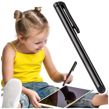 Kapazitiver Touch-Stift aus Metall für Telefon- und Tablet-Bildschirme Alogy Stylus Pen Universal Schwarz