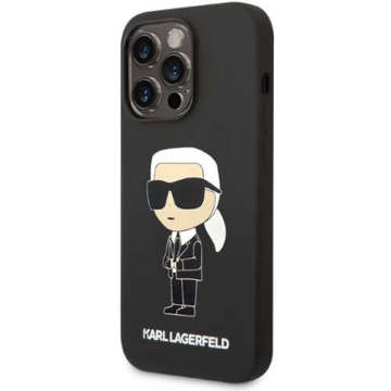 Karl Lagerfeld Hülle KLHMP14LSNIKBCK für iPhone 14 Pro 6.1" Hardcase Silikon Iconic Magsafe