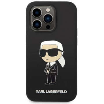 Karl Lagerfeld Hülle KLHMP14LSNIKBCK für iPhone 14 Pro 6.1" Hardcase Silikon Iconic Magsafe