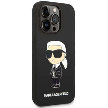 Karl Lagerfeld Hülle KLHMP14LSNIKBCK für iPhone 14 Pro 6.1" Hardcase Silikon Iconic Magsafe